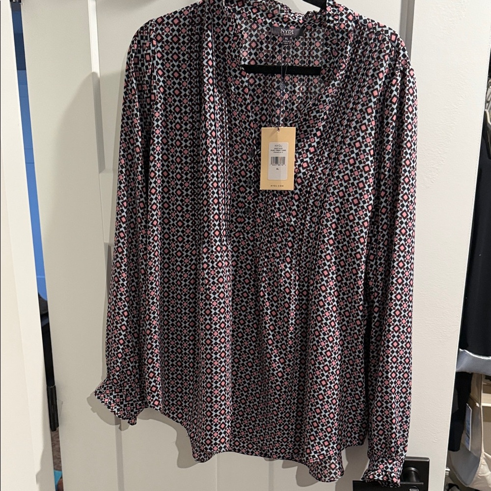 NWT NYDJ Multicolor Geometric Tunic